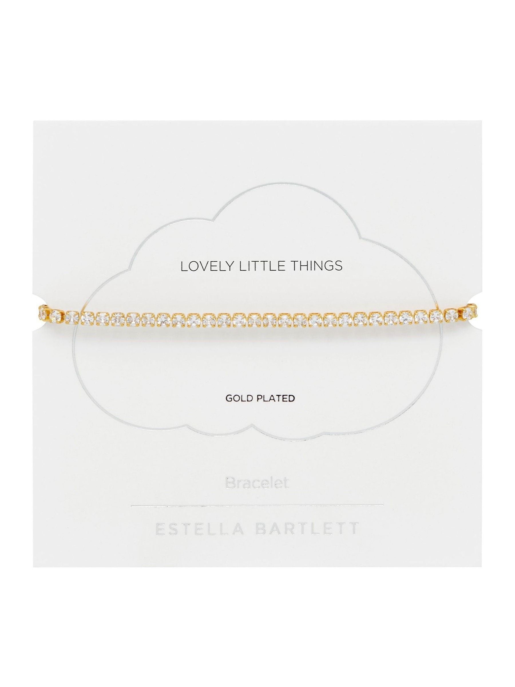 Estella Bartlett gold tone tennis bracelet - British product