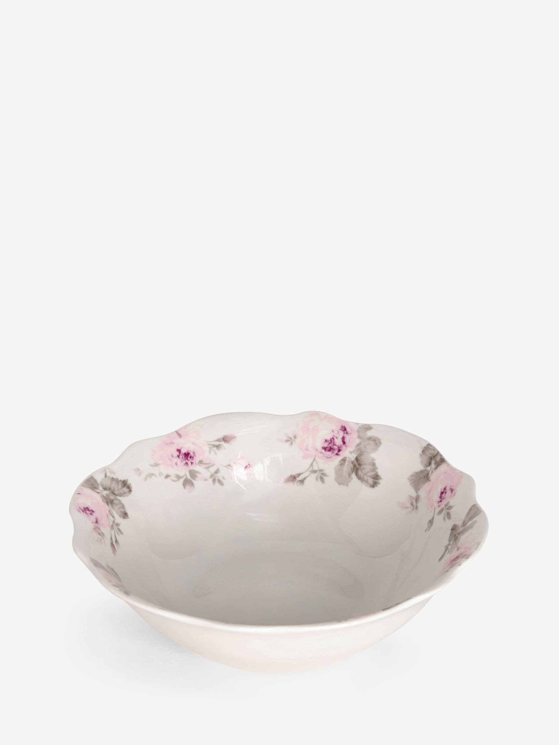 Shabby Chic by Rachel Ashwell floral print Rose Majesty cereal bowls set of 4 (British brand)