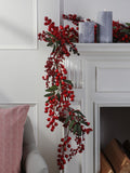 Laura Ashley pre-lit Christmas garland 200cm, UK version