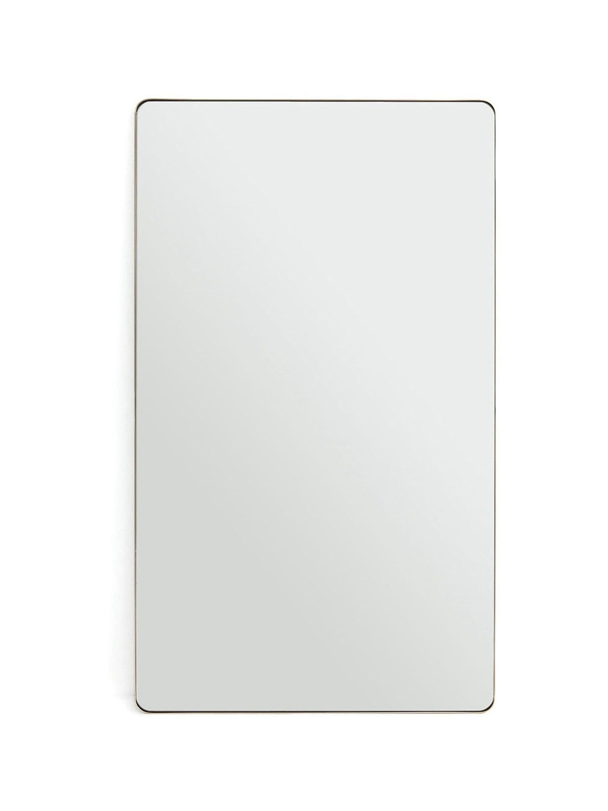 La Redoute Intérieurs brass iodus rectangular metal mirror 100 x 70cm, UK version