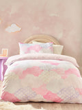 Catherine Lansfield Pink Soft as a Cloud Hearts Non-Iron Fitted Sheet
