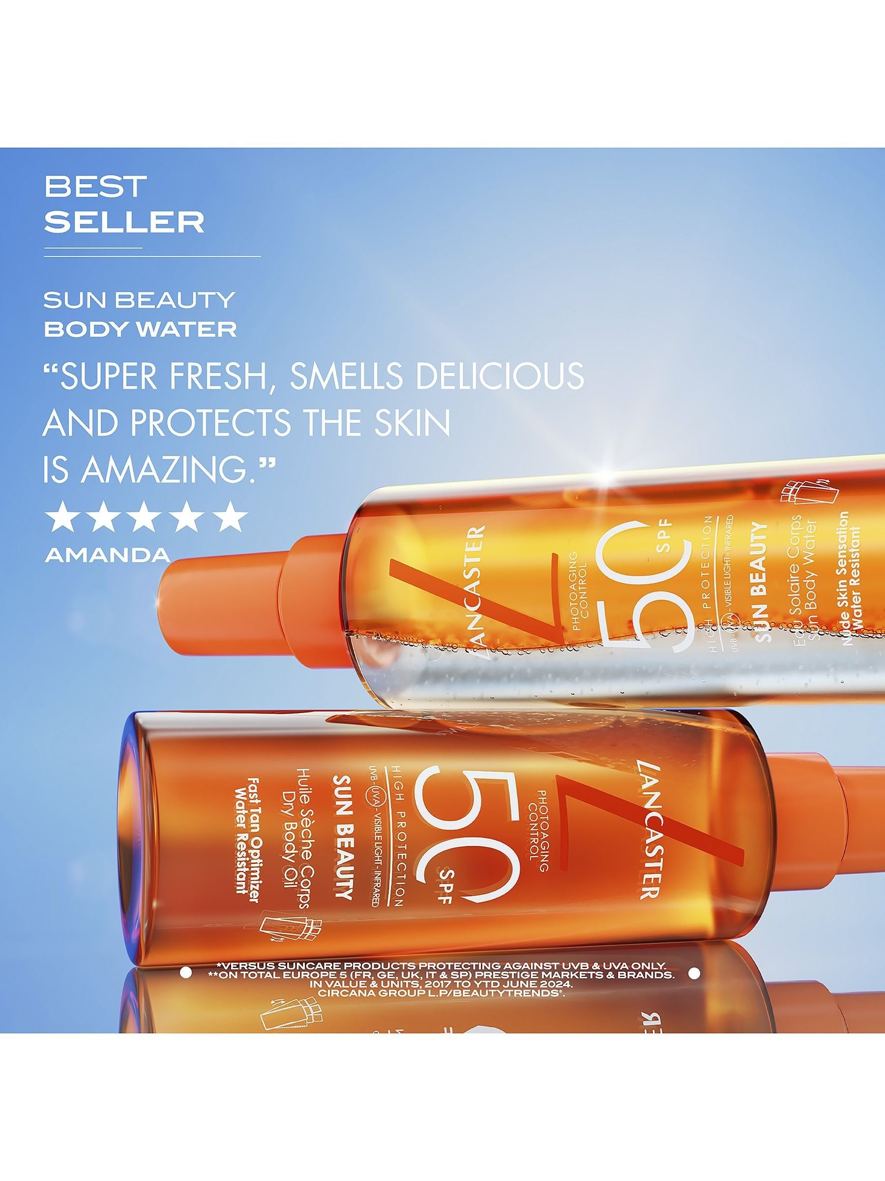 Lancaster Sun Beauty SPF 50 Body Dry Oil 150ml