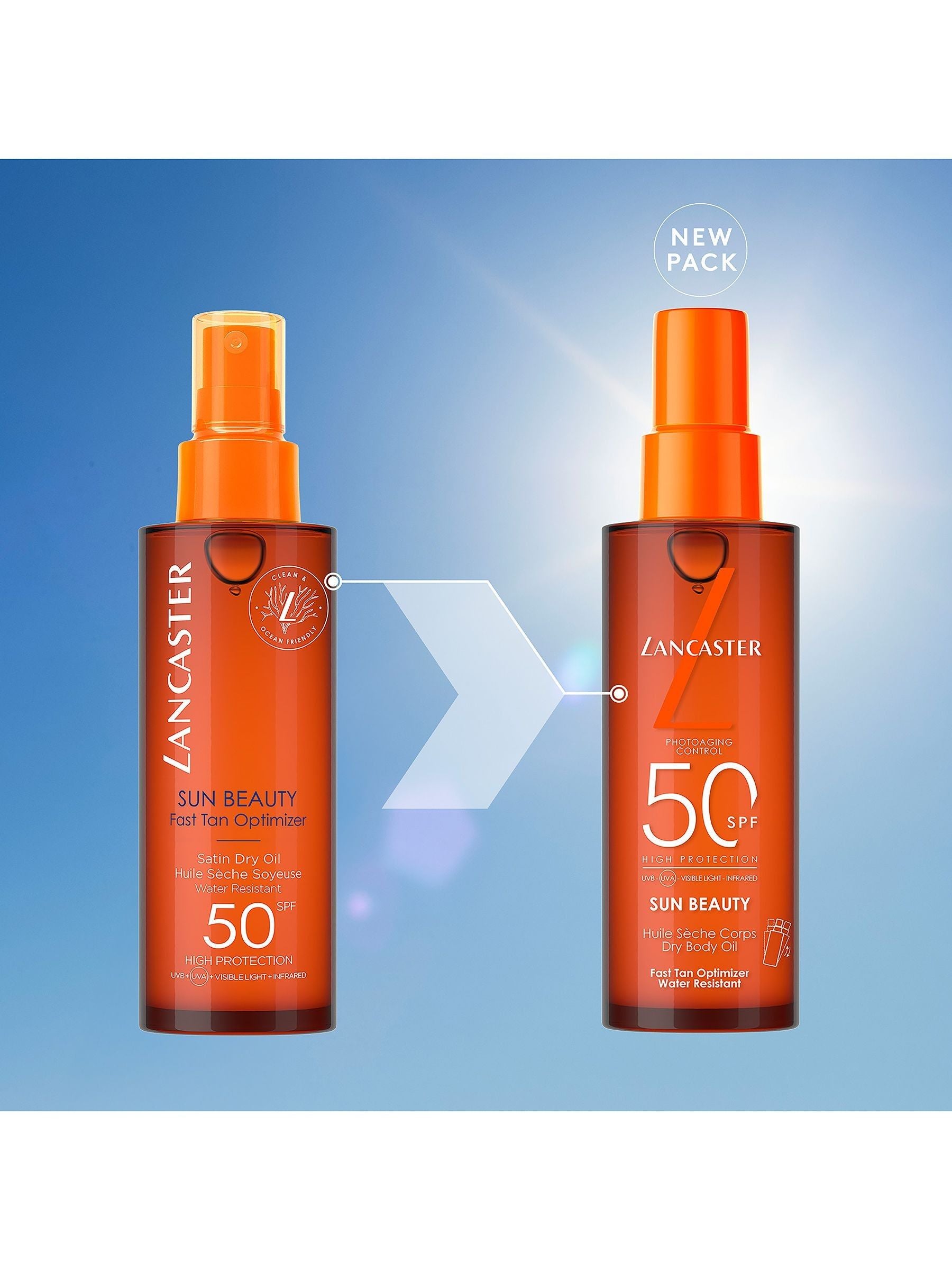 Lancaster Sun Beauty SPF 50 Body Dry Oil 150ml