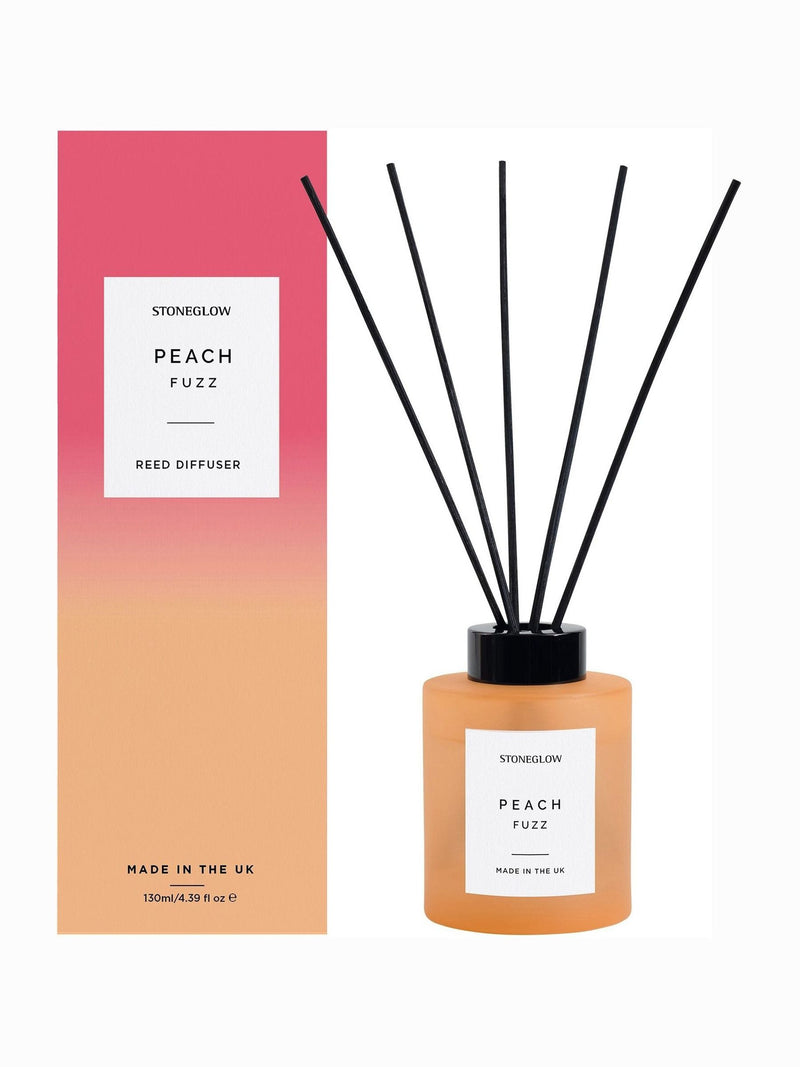 Stoneglow Peach Fuzz reed diffuser (British brand)