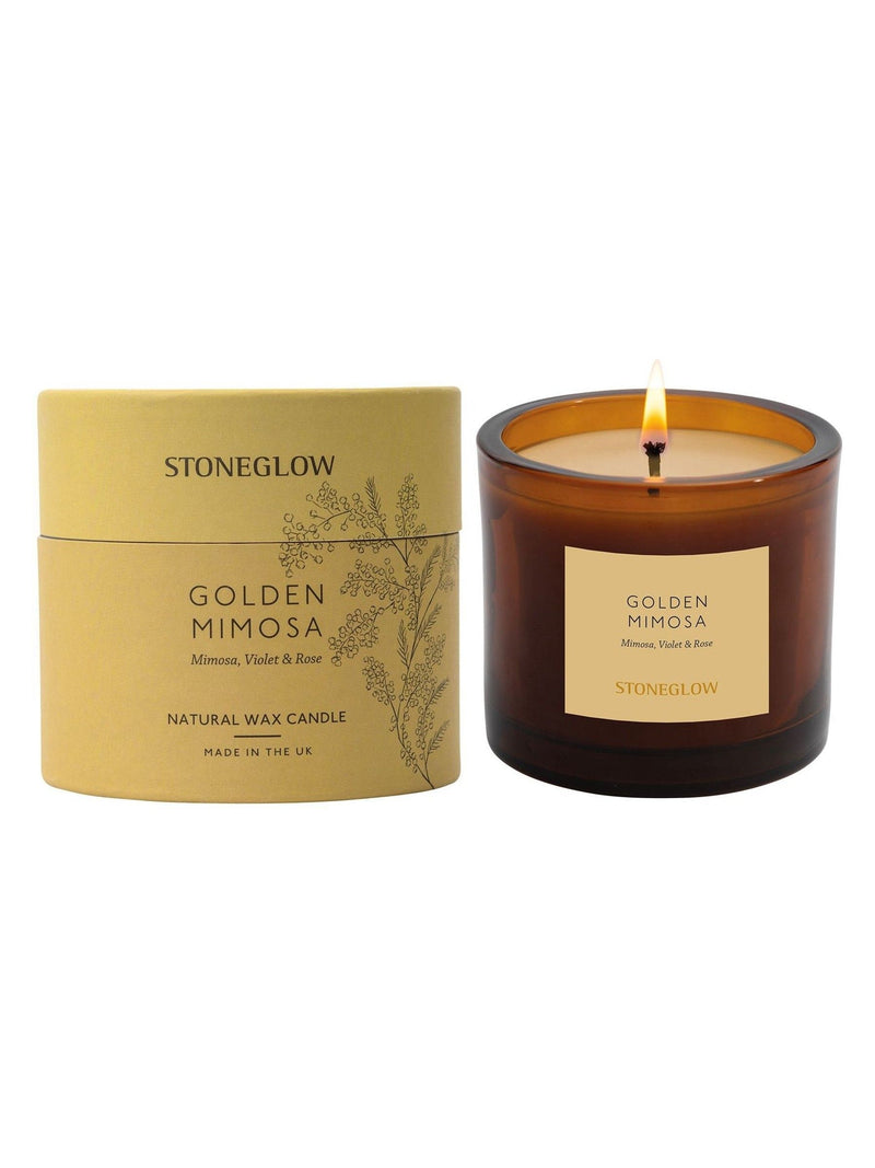 Stoneglow Golden Mimosa The Walled Garden scented candle (British brand)
