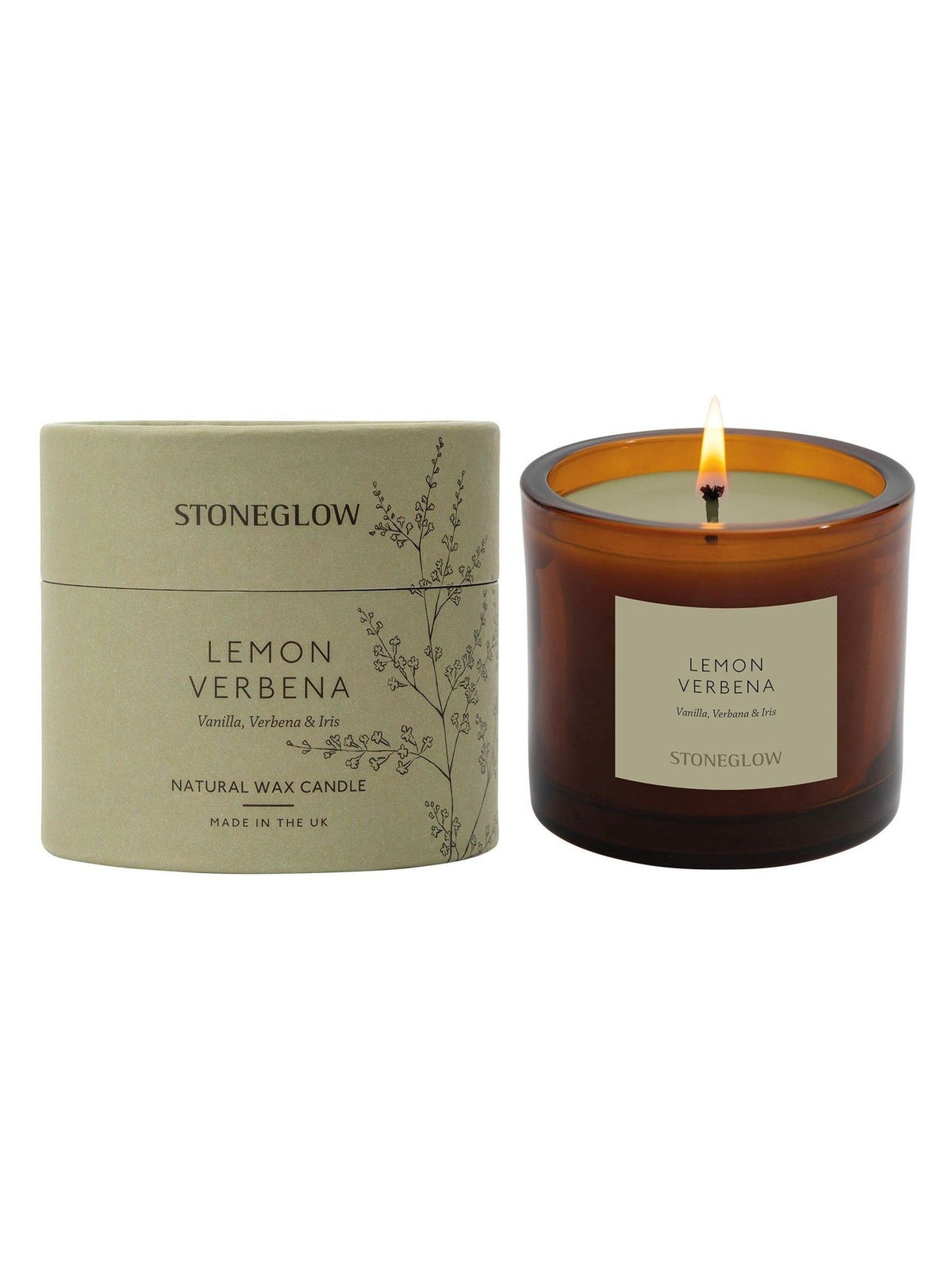 Stoneglow Lemon Verbena The Walled Garden Scented Candle