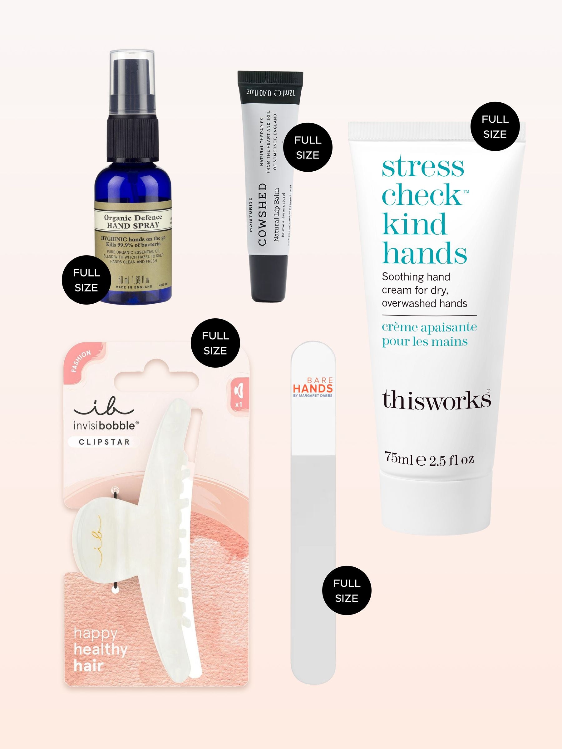 On The Go Beauty Box with skincare and grooming products, imported from the UK
