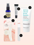 On The Go Beauty Box with skincare and grooming products, imported from the UK