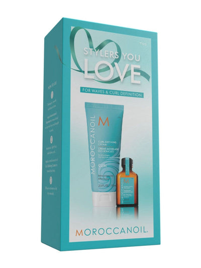 Moroccanoil Curl Defining Cream 75ml & Treatment Original 15ml Hair Styling Set