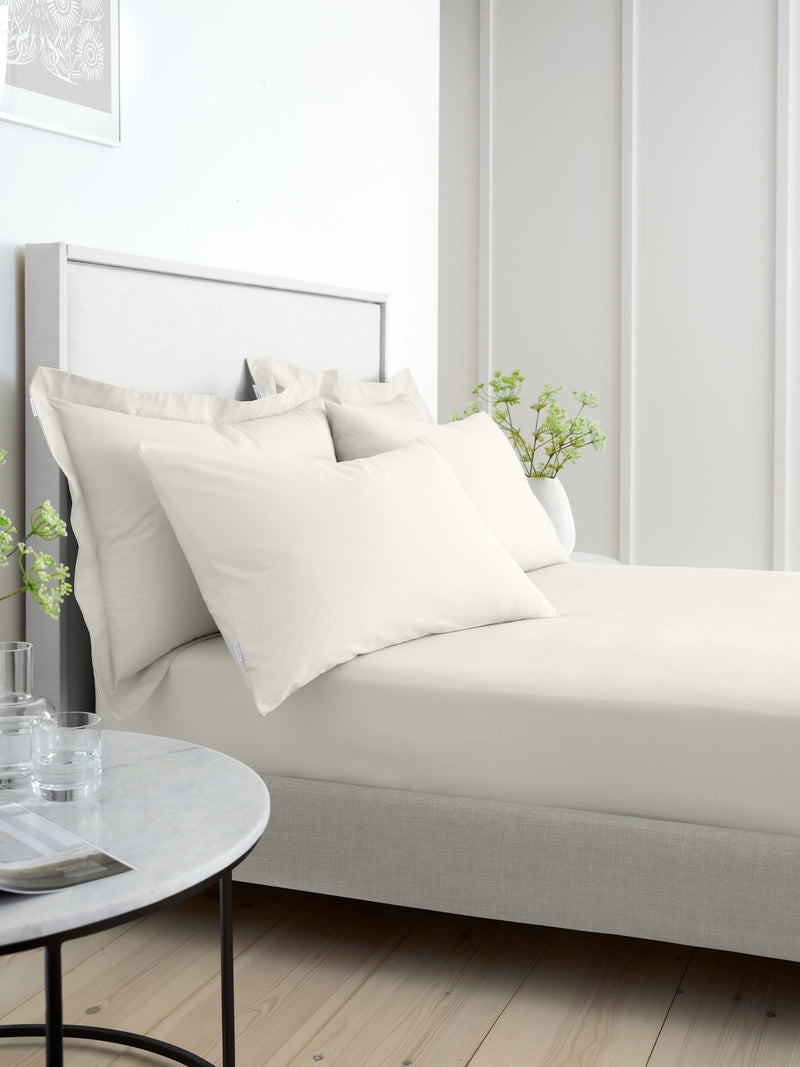 Bianca Cream deep fitted bed sheet - British product