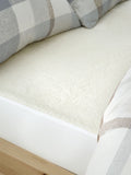 Catherine Lansfield cream thermal fleece under blanket fitted sheet - British product