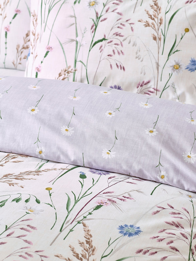 Catherine Lansfield Purple Grasmere Floral Reversible Duvet Cover Set