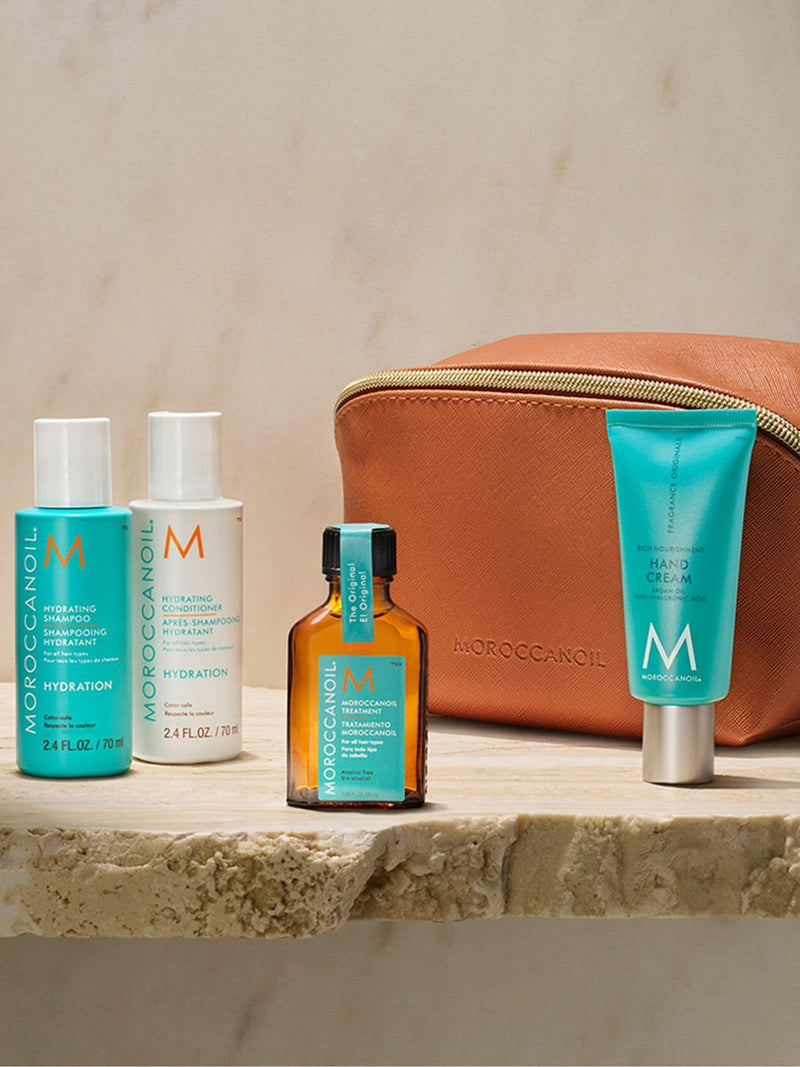 Moroccanoil Hydration Discovery Kit hair care travel set, imported from the UK