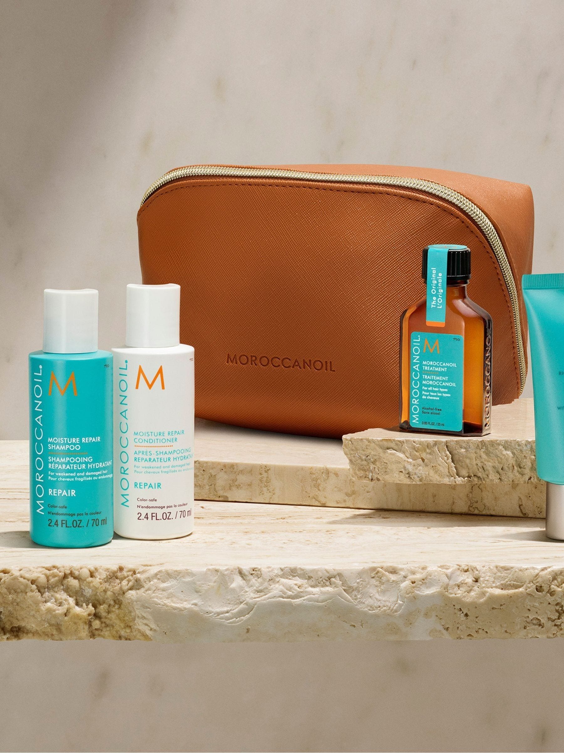 Moroccanoil Volume Discovery Hair Care Kit, imported from the UK