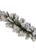 Everlands snowy pre-lit garland 270cm - British product