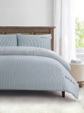 U.S. Polo Assn. True Navy Pure Cotton Stripe Duvet Set (British brand)