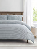 U.S. Polo Assn. Tornado Pure Cotton Gingham Duvet Set (British brand)