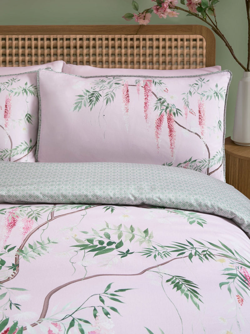 Soiree Pink Enya duvet cover set (British brand)