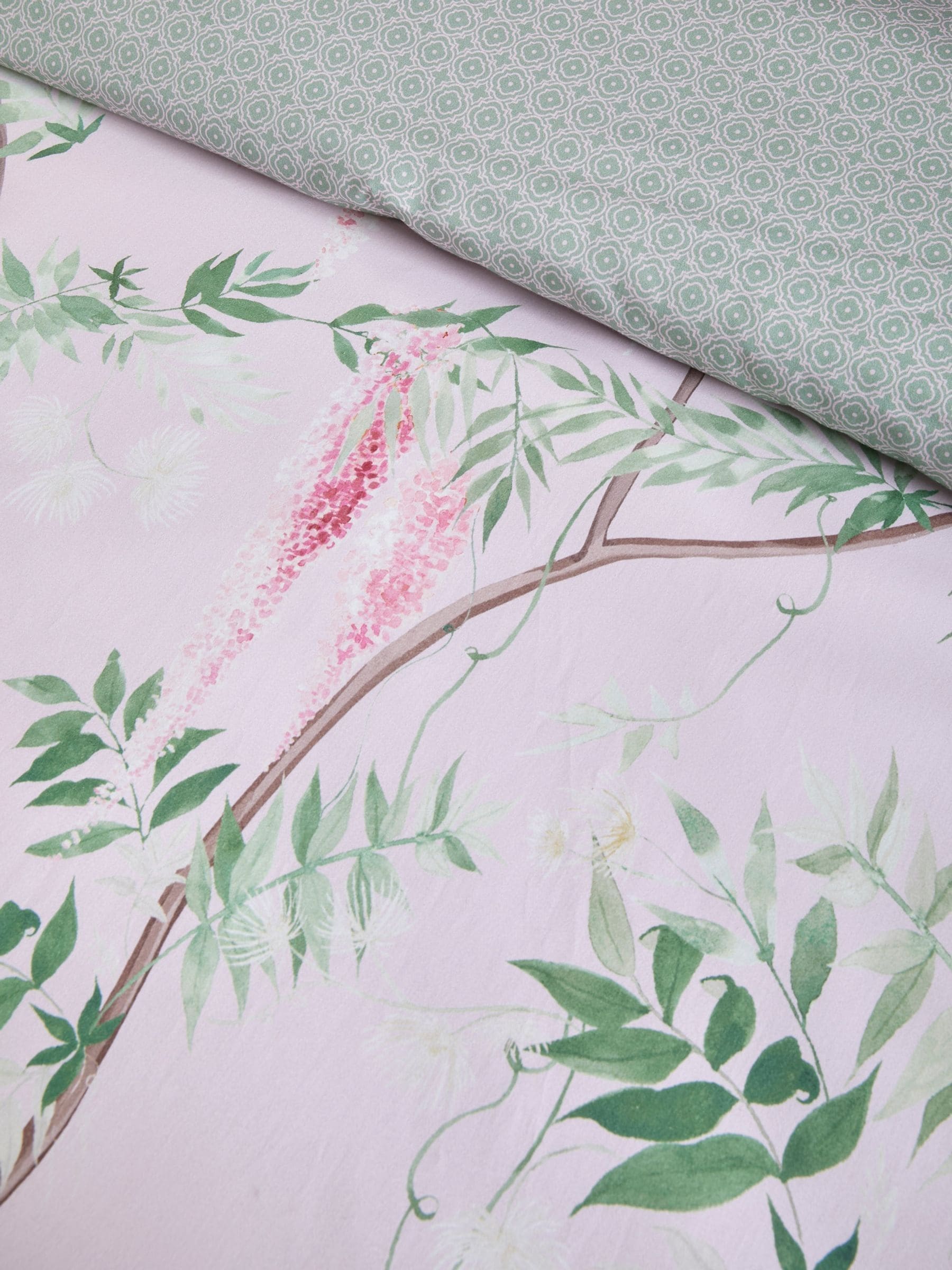 Soiree Pink Enya duvet cover set (British brand)