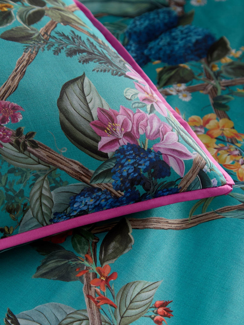 Laurence Llewelyn-Bowen Teal Cotswold Fantasia Duvet Cover Set