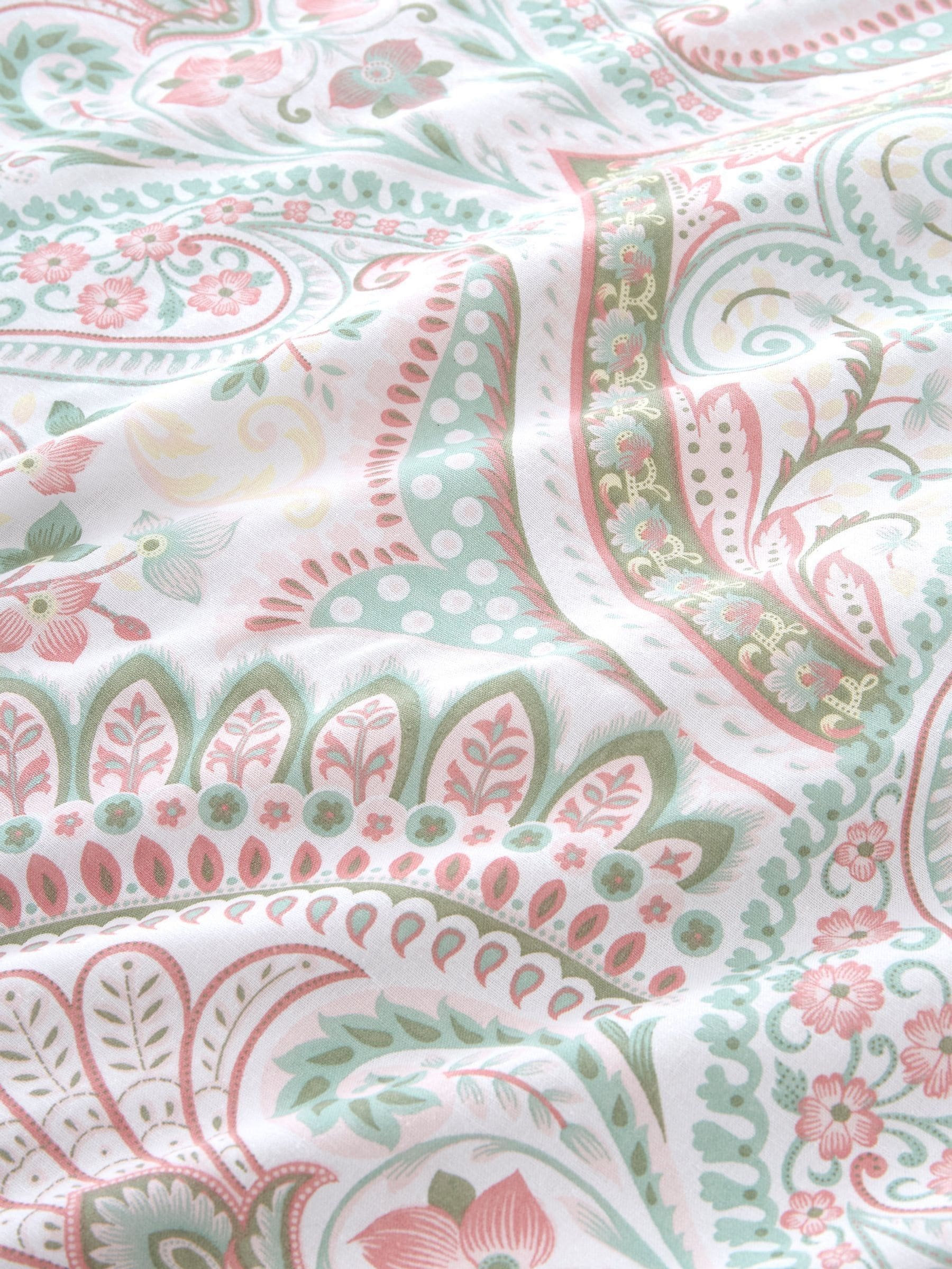 Dreams & Drapes Green Palais Reversible Duvet Cover Set - British product