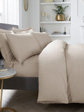 Appletree natural plain dye cotton deep fitted bed sheet - British product