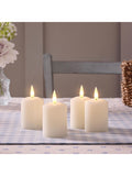 Lights4fun Natural Rechargeable TruGlow Votive Candles 6.5cm, UK version