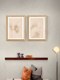 East End Prints oak pampas grass framed art print - British product