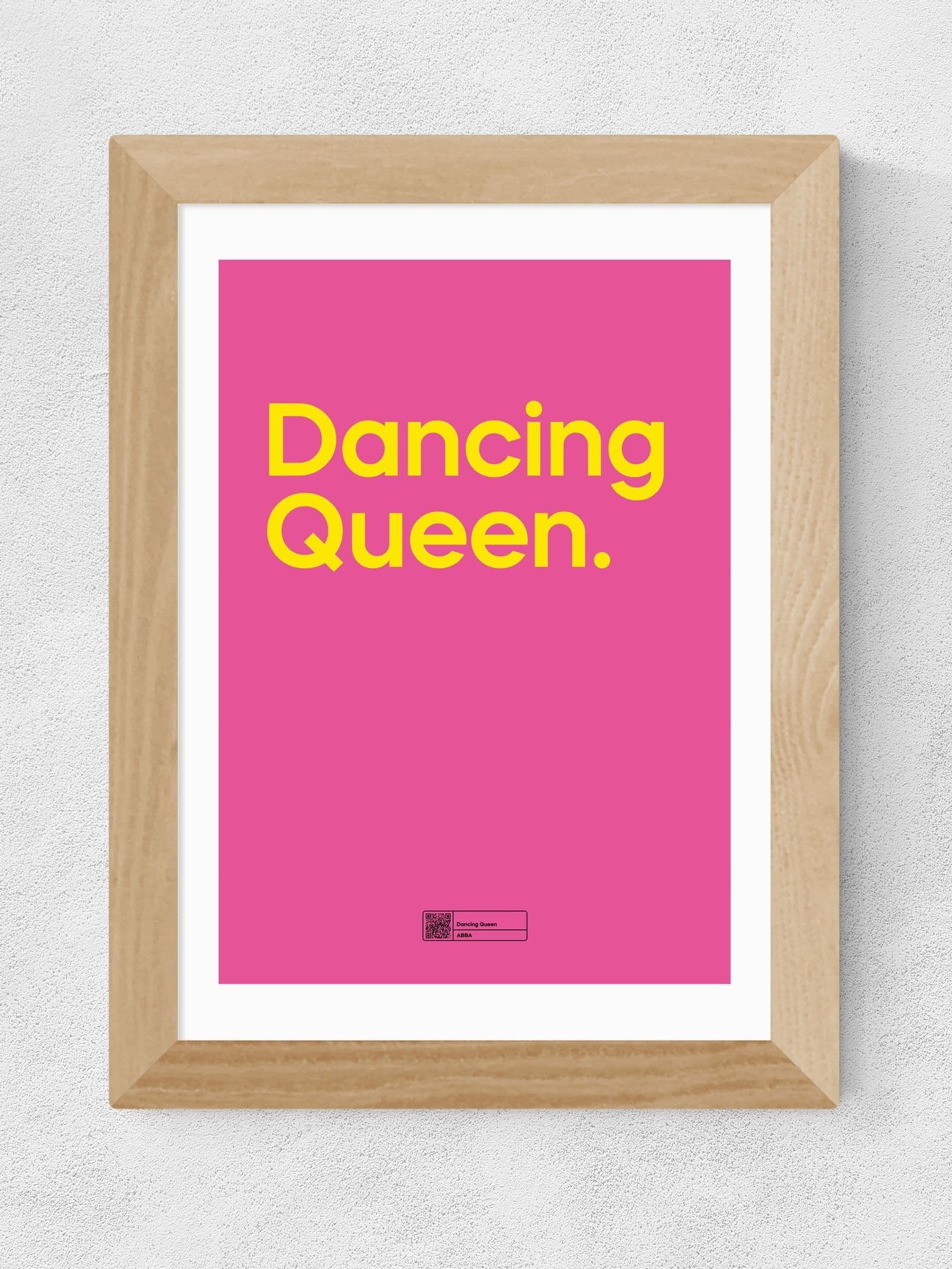 East End Prints Dancing Queen framed art print - British product