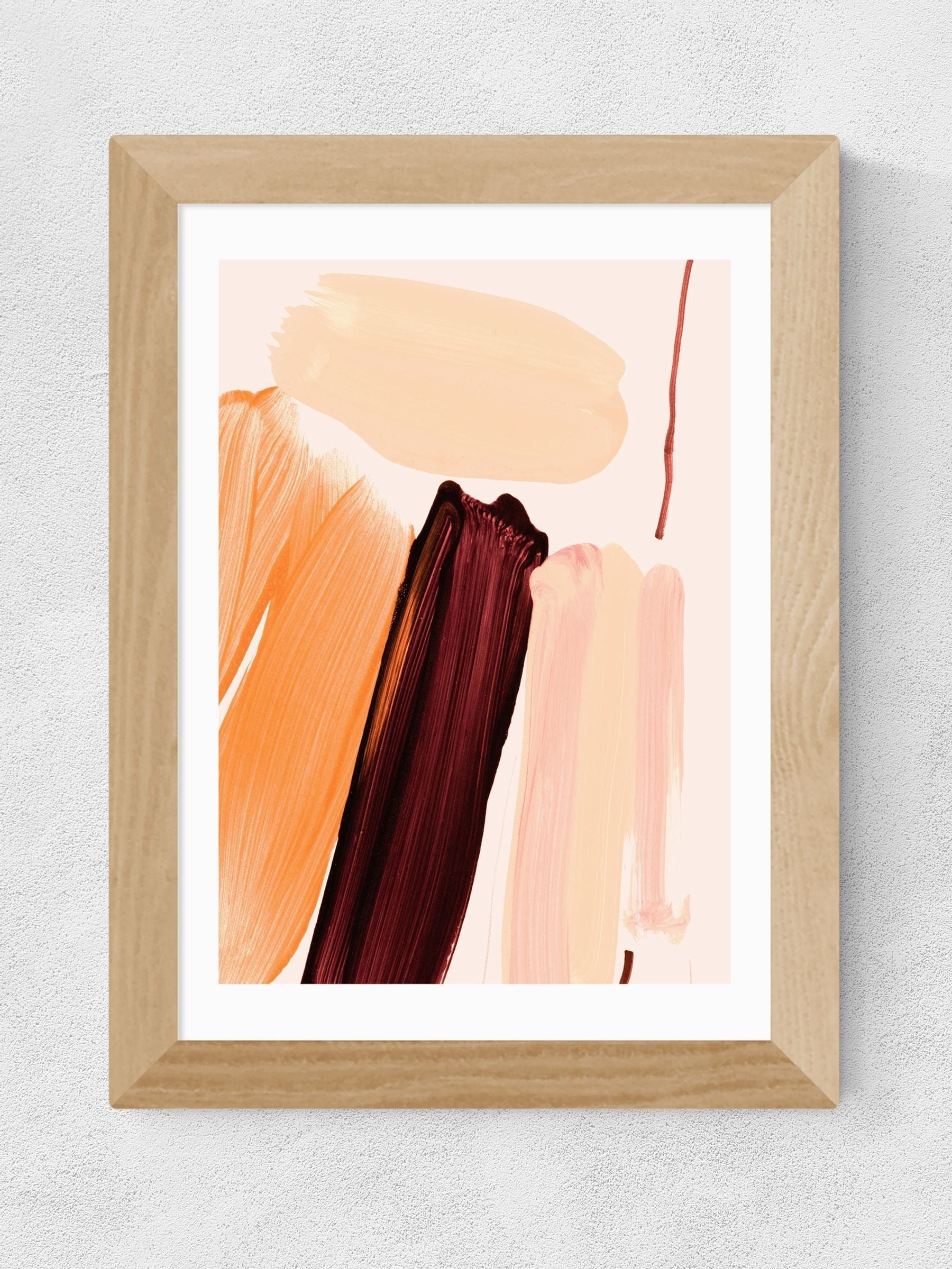 East End Prints Oak Minimalist Painting IV framed art print - British product