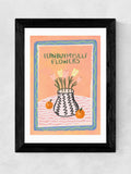 East End Prints framed art print Black I Can Buy Myself Flowers - British product