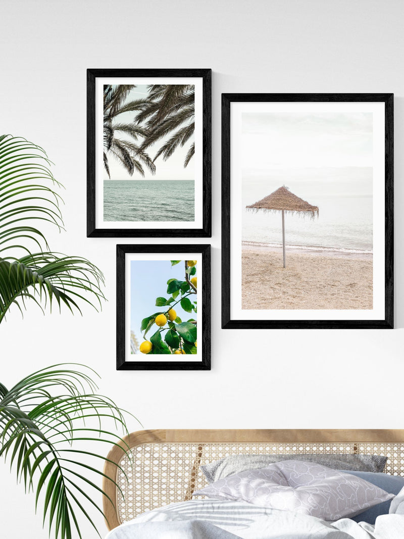 East End Prints Lemons framed art print - British product