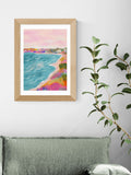 East End Prints oak seascape framed art print - British product