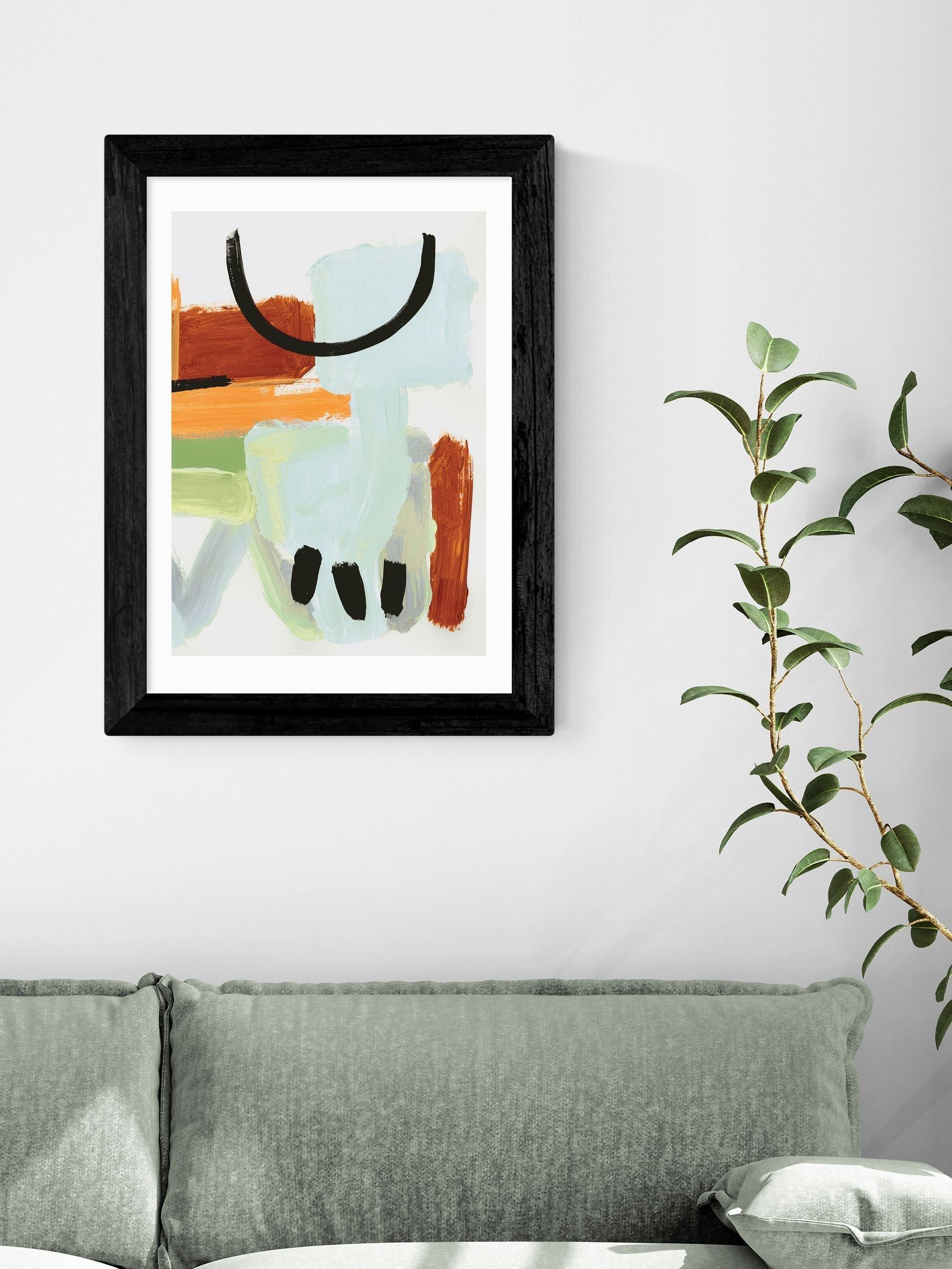 East End Prints Black Buggin Framed Art Print - British product