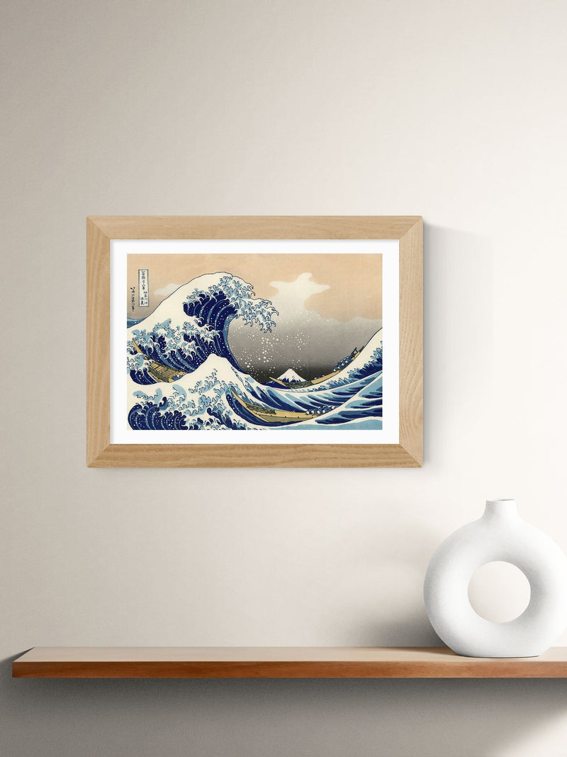 East End Prints Great Wave framed art print - British product
