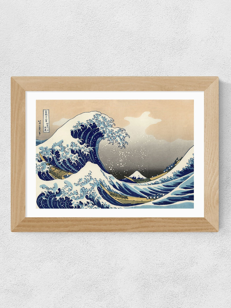East End Prints Great Wave framed art print - British product