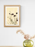 East End Prints oak withered flowers framed art print - British product
