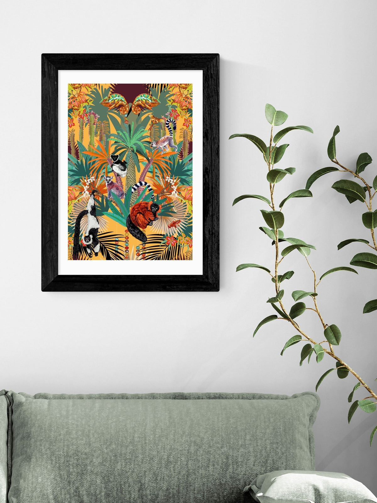 East End Prints Treetop Tango art print - British product