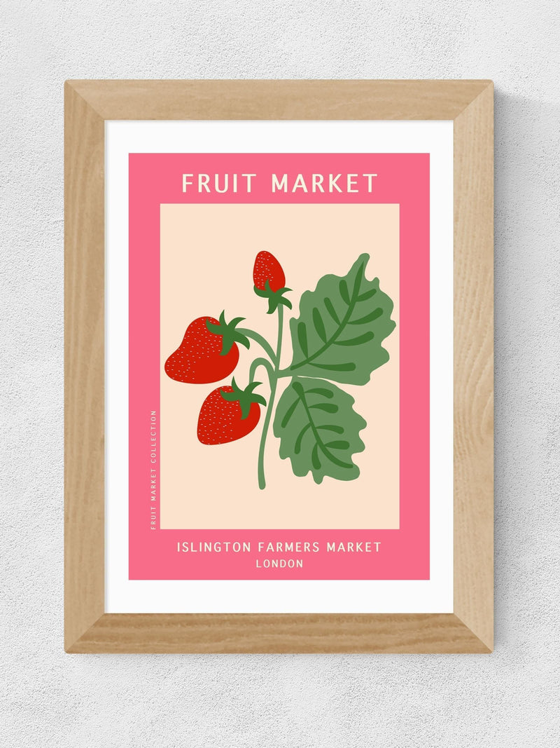 East End Prints Oak Islington Farmers Market framed art print - British product