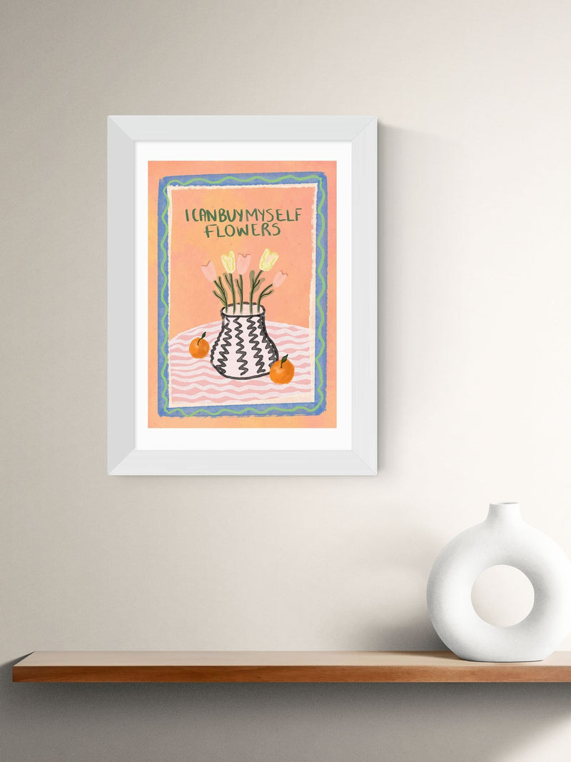 East End Prints flowers framed art print - British product