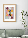 East End Prints Oak Moods and Moons framed art print - British product