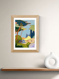 East End Prints Oak Forever Holiday framed art print - British product