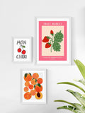 East End Prints White Islington Farmers Market framed art print - British product