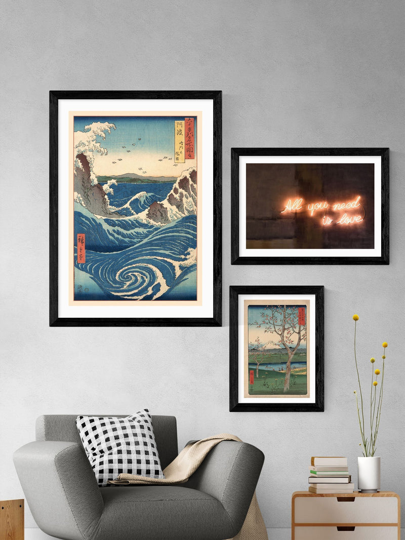 East End Prints The Outskirts of Koshigaya framed art print - British product