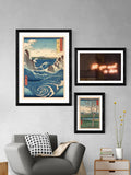 East End Prints The Outskirts of Koshigaya framed art print - British product