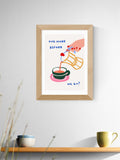 East End Prints oak one more framed art print - British product
