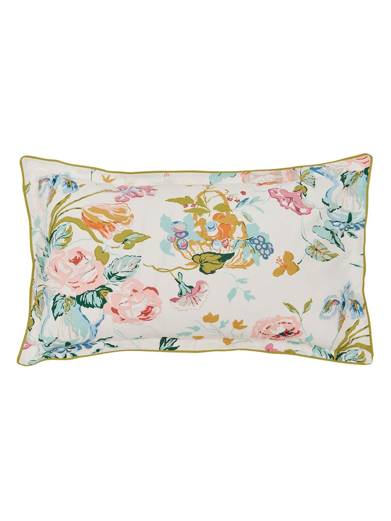 Land & Shore Multi Bloom duvet cover and pillowcase set, UK version