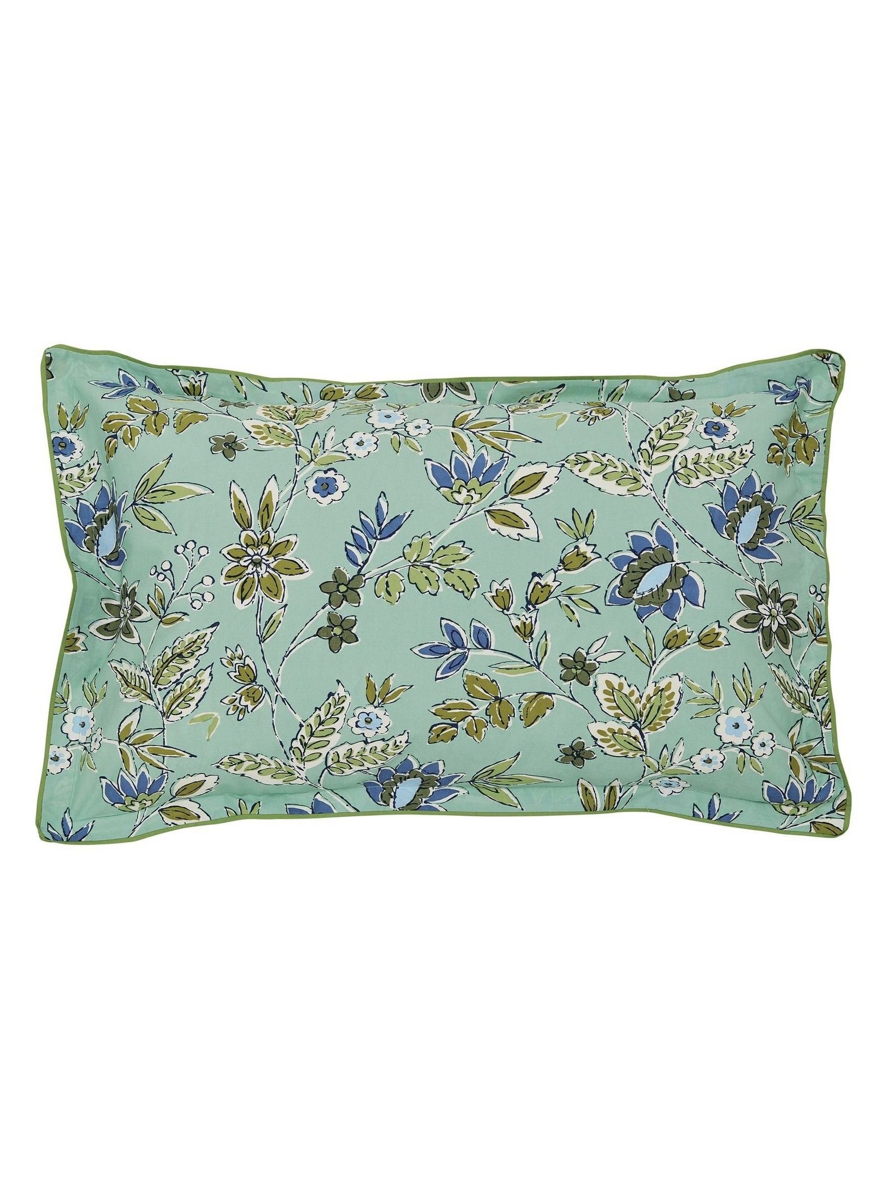 Land & Shore Green Bramble Duvet Cover Set, UK version