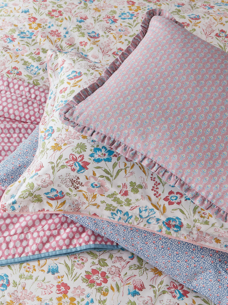 Land & Shore Meadowsweet duvet cover and pillowcase set, UK version