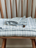 Murmur 2 pack Ballintoy Blue Amelia tea towels, imported from the UK